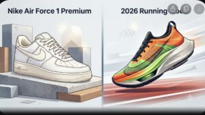 Сравнение кроссовок Nike Air Force 1 Premium и беговых моделей 2026 года для марафонов